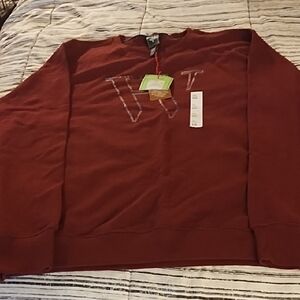 Men's Burgundy Crewneck Sweater